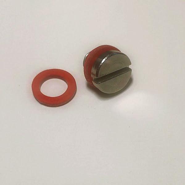 Gearbox Drain / Fill Oil Screw + 2 Washers for Yamaha Outboard 90340-08002 - 4Boats
