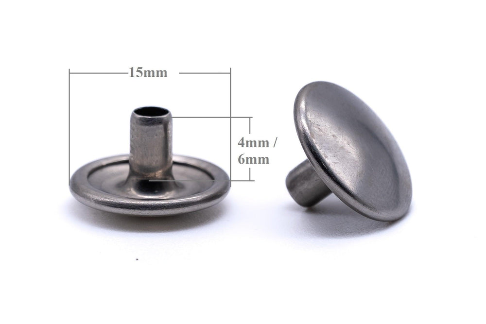 Genuine DOT Press snap fastener kit canvas to deck long screw 304 stainless steel - 4Boats
