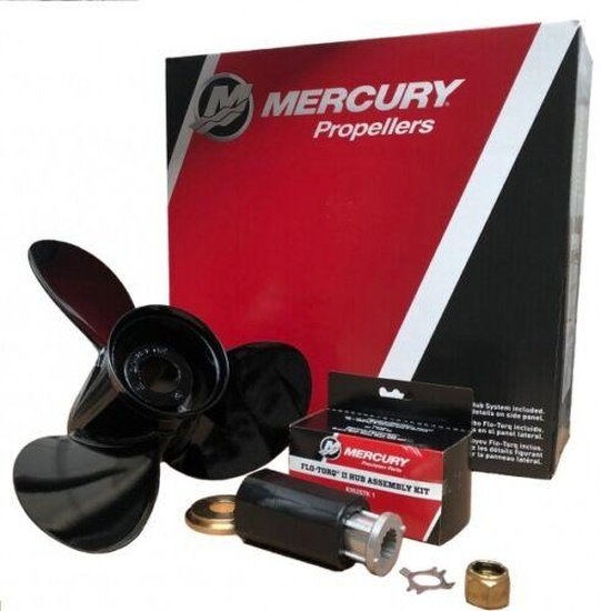 Genuine Mercury Mariner 19" Pitch Outboard Propeller 75HP 90HP 100HP 115HP 125HP - 4Boats