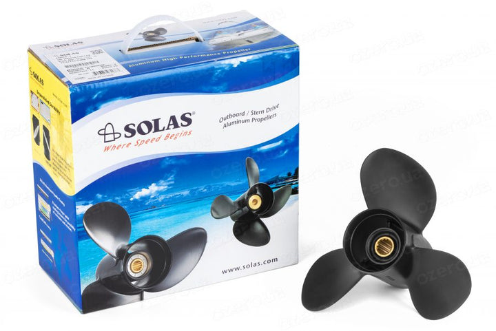 Yamaha Honda 25-60HP Outboard Propeller 11 x 15 3-Blade RH Aluminium Solas 3311-110-15