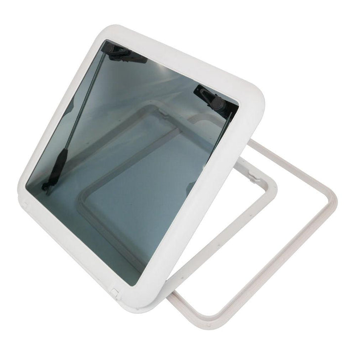 Grey Tinted Glass Opening Hatch 615 x 615mm Low Profile - 4Boats