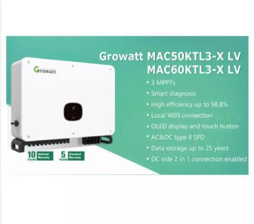 Growatt 70 KTL3 Three Phase Inverter - 6 MPPT - 4Boats