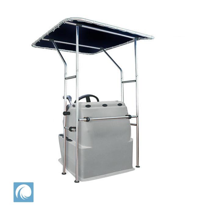 Heavy Duty T-Top Canopy for Centre Console. Black - 4Boats