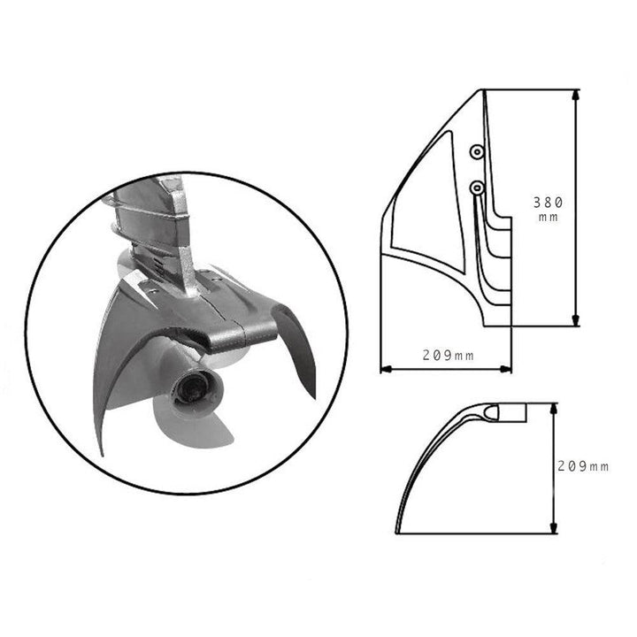 High-speed heavy-duty hydrofoil 40-250hp - 4Boats