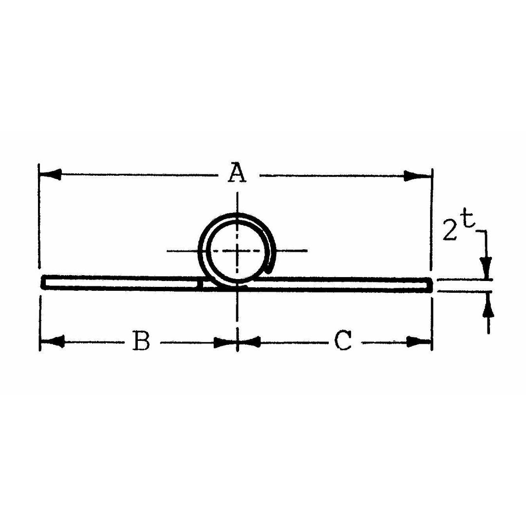 Hinge Rvs 72X38,5X2MM - 4Boats