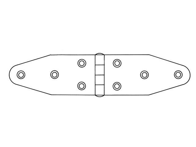 Hinges - Thickness 2mm - 4Boats