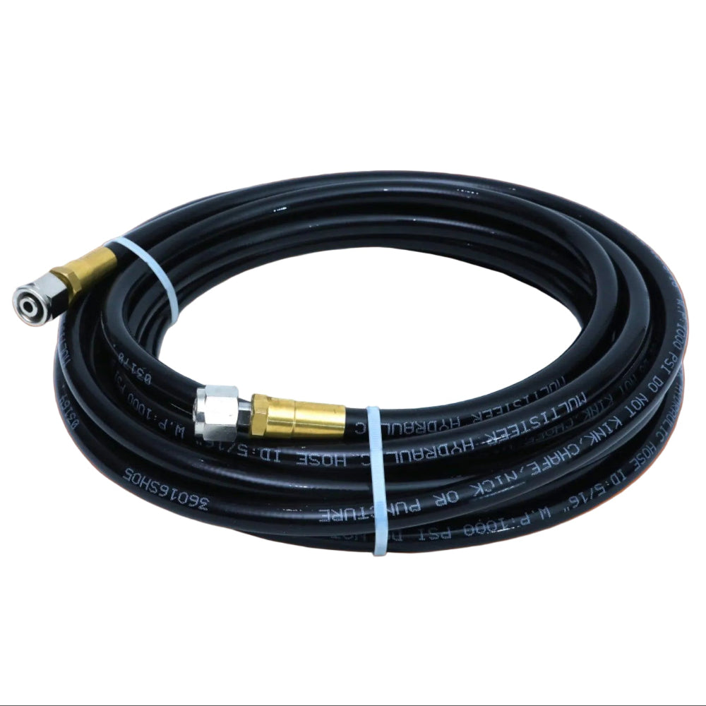 Multisteer Outboard Hydraulic Steering Hose Kit Factory Crimped Connectors 5.5m