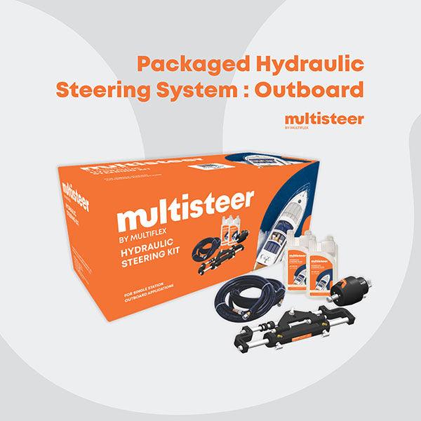 Multiflex Multisteer Hydraulic Steering Kit for Outboards up to 350 HP OH-350
