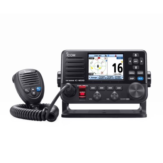 Icom IC-M510-AIS VHF DSC Radio with AIS Receiver & Smartphone Control - 4Boats