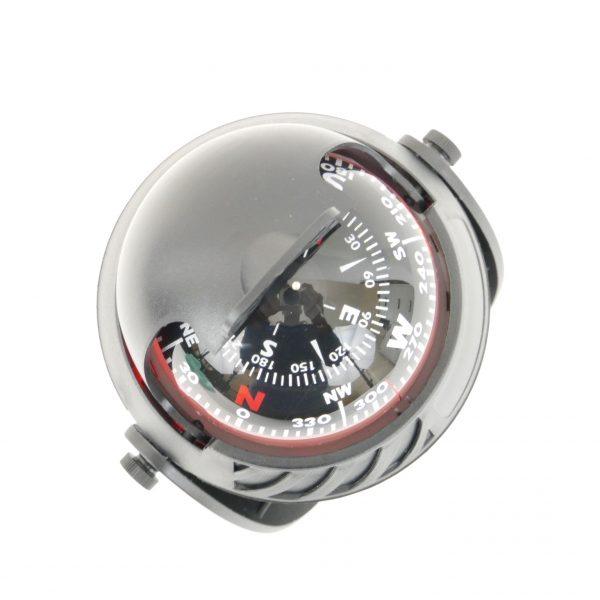 Illuminated Magnetic Navigation Compass – Black, Large - 4Boats