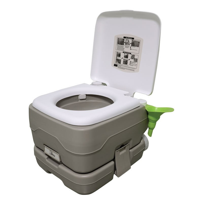 Portable Marine Toilet 10L Compact Camping RV Chemical Head
