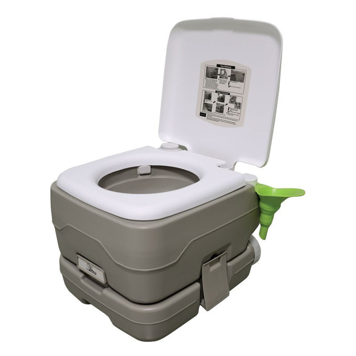 Portable Marine Toilet 10L Compact Camping RV Chemical Head