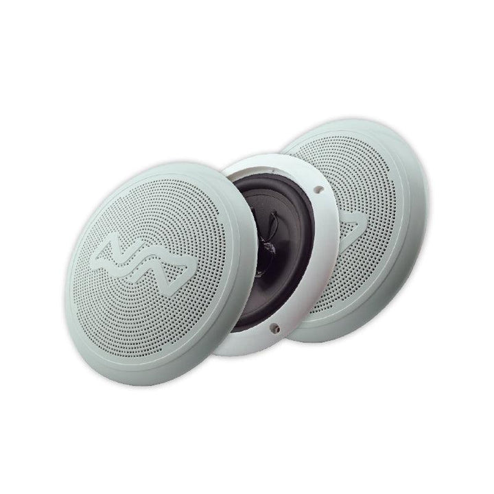 Nuova Rade 74576 Two-Way Marine Speakers 100W 6.5" Non-Magnetic White Pair