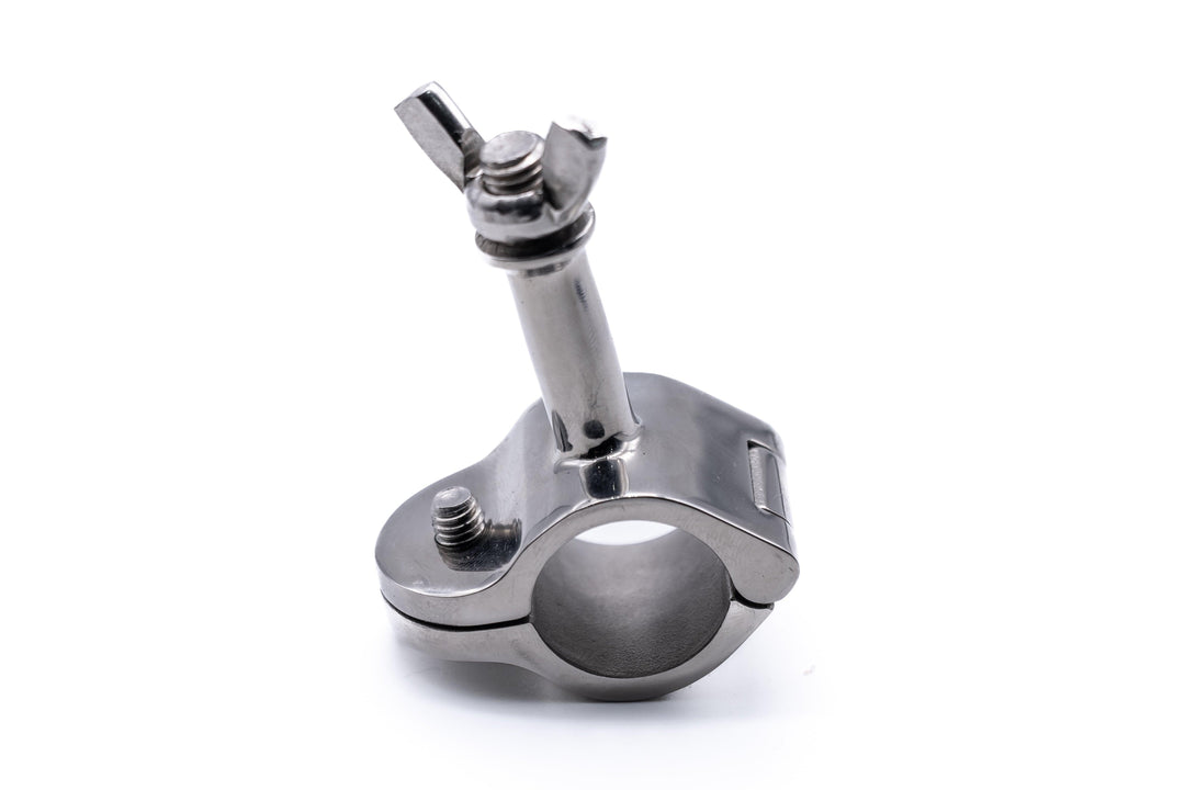 Jaw slide clamp bimini fitting with stem for solar panels 316 A4 stainless steel - 4Boats