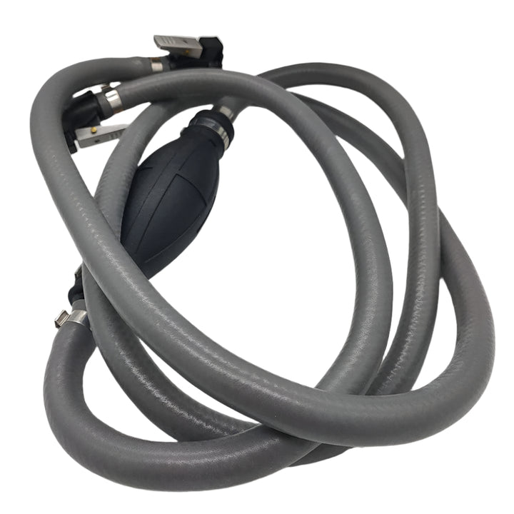 MidlandMarine Johnson/Evinrude fuel line with primer bulb for reliable boat engine fuel transfer