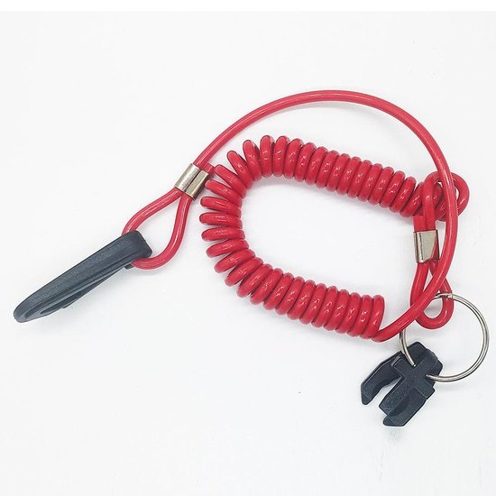 Kill Cord For Volvo Penta OMC Johnson Outboard Motor Engine Safety Lanyard Kill Switch - 4Boats