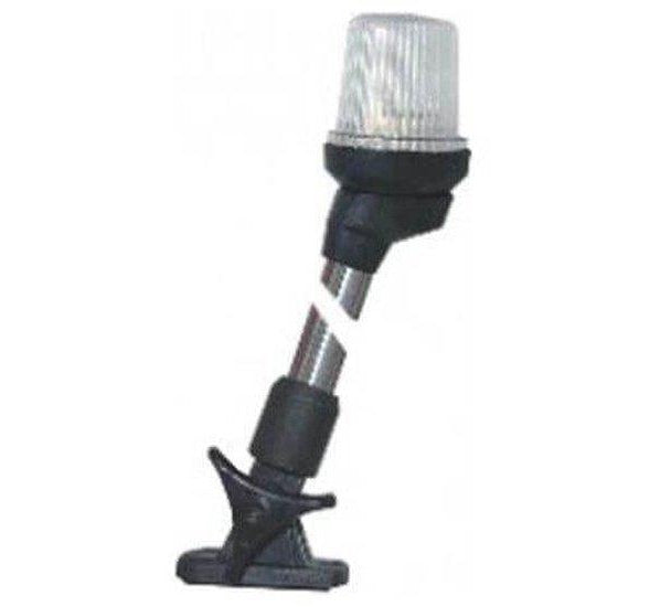 Lalizas Pole Navigation Light - Folding - White with Black Housing - 23cm - 4Boats