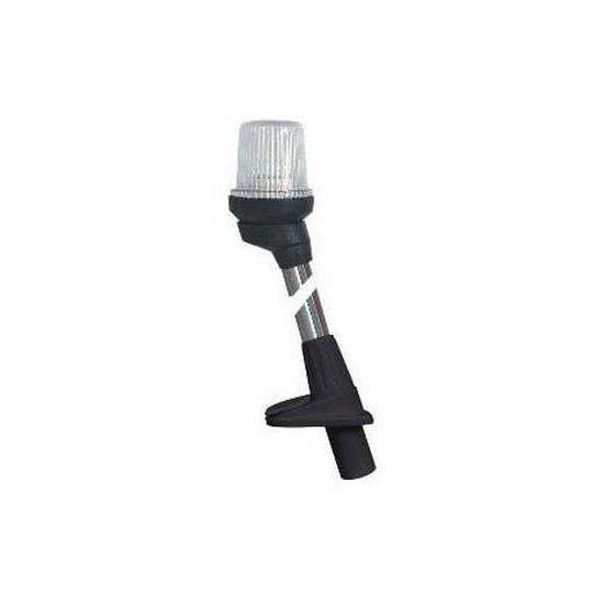 Lalizas Pole Navigation Light - Plug In - White with Black Housing - 54cm - 4Boats