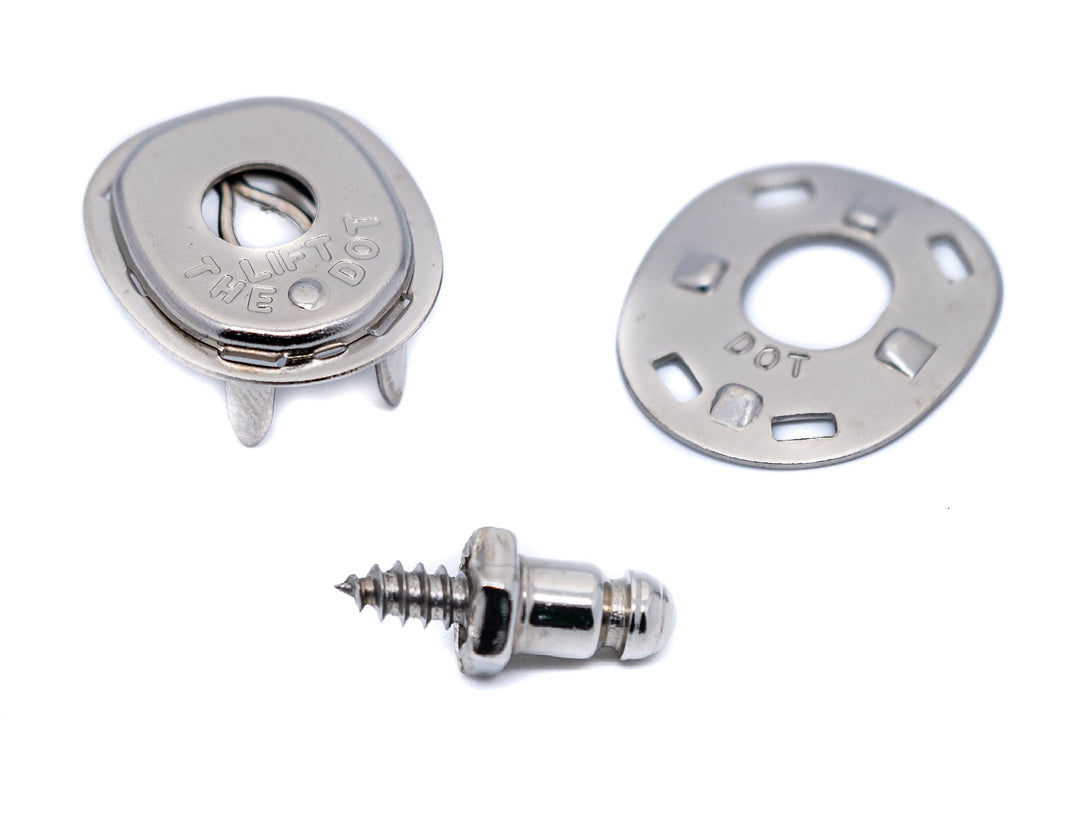 Genuine DOT Lift-the-Dot fastener kit with 3/8 inch short self-tapping studs, 10 pack