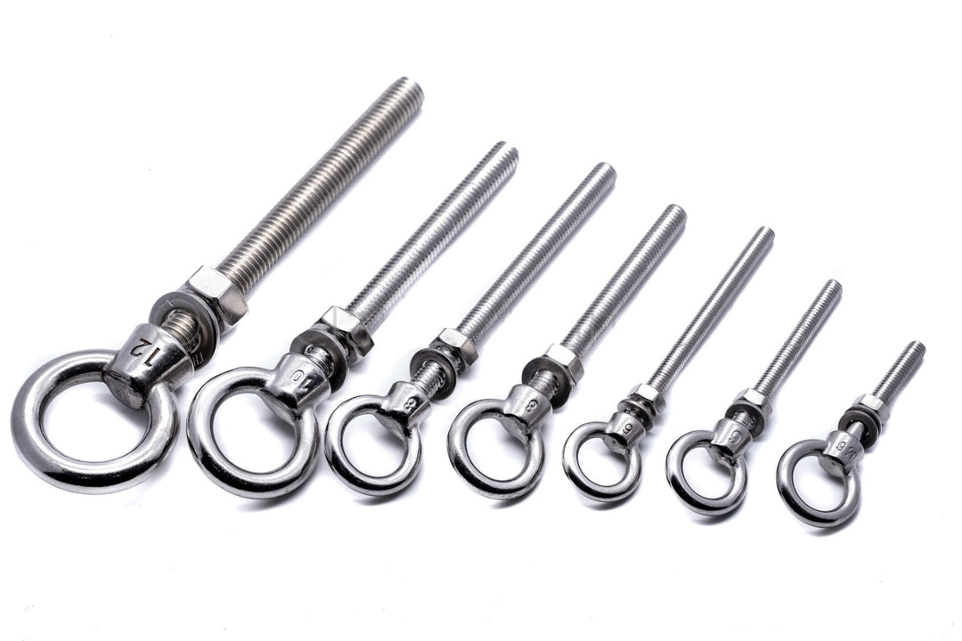 Longshank eye bolt - Marine grade stainless steel 316 A4 - 4Boats