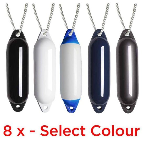 Majoni Star Boat Fender Size 3 -Deflated - Free Rope 8pcs - 4Boats