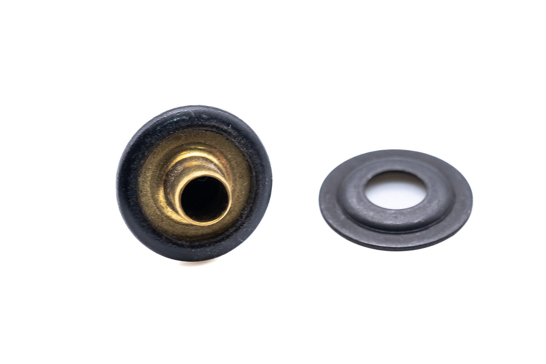 Military Rivet Line Military black Lift the dot fastener rivet stud and plate (Cloth to cl ...