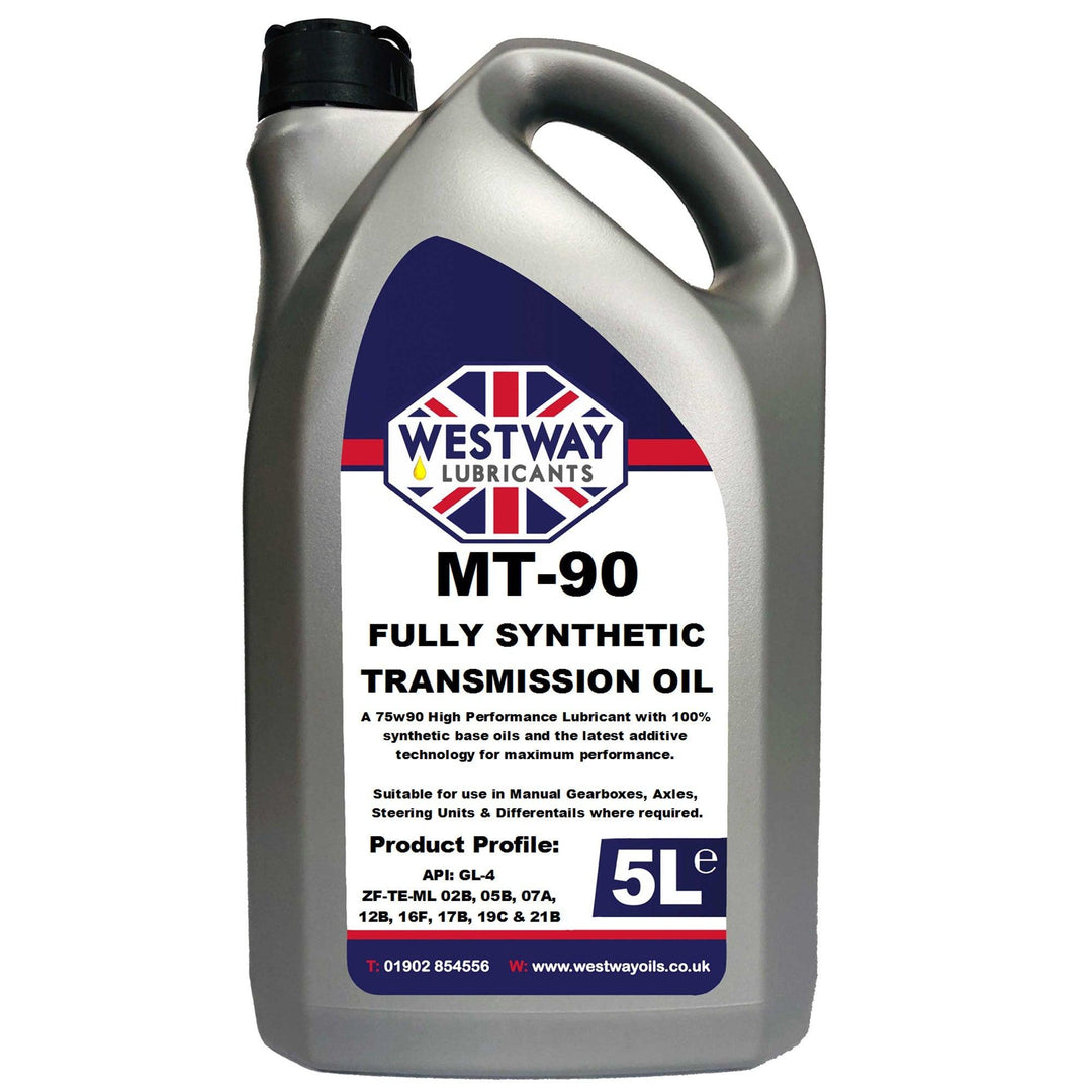 MT90 MT-90 5L Fully Synthetic Differential / Gear Oil 5 Litres GL-4 - 4Boats