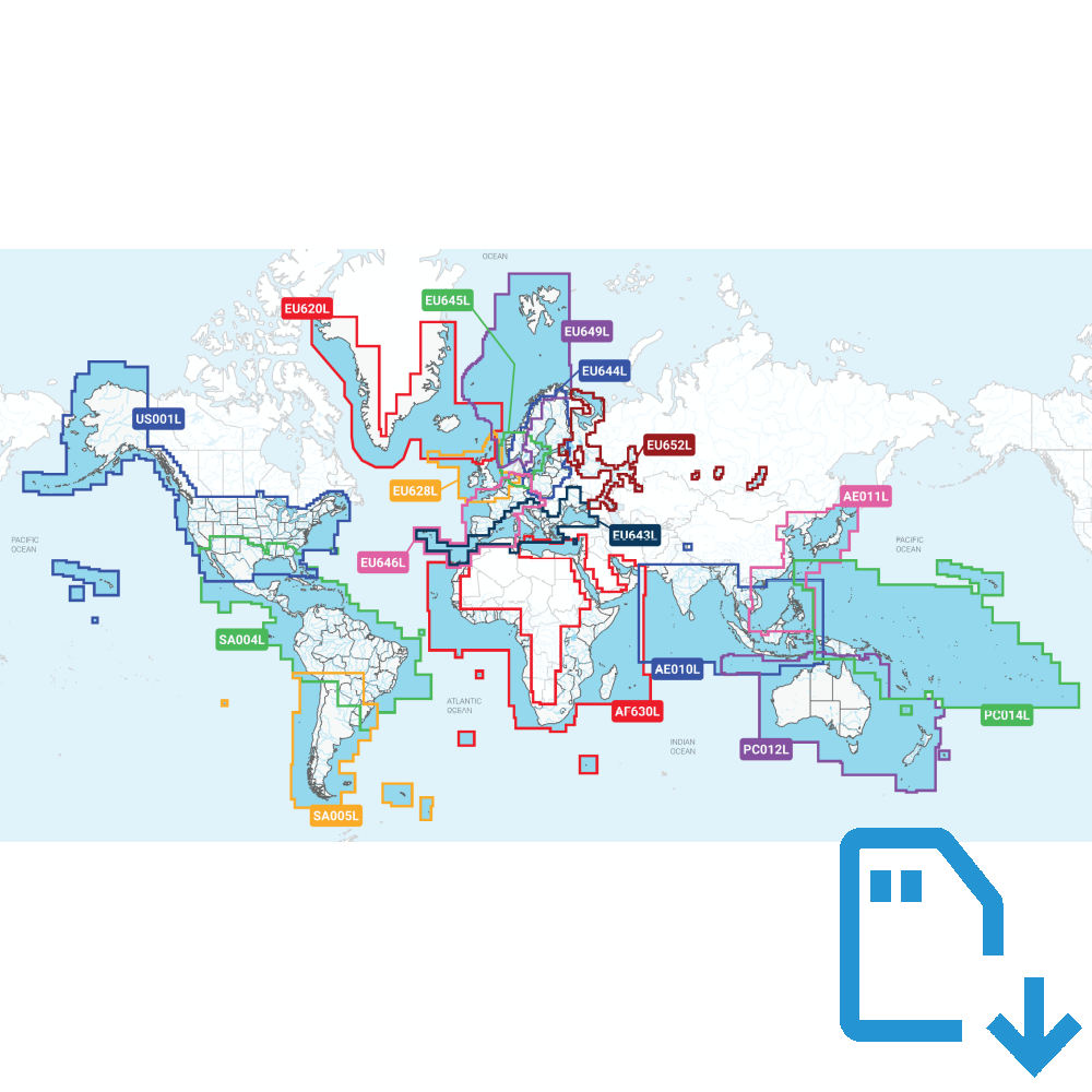 Navionics+ Large Chart: Blank Download Card - 4Boats