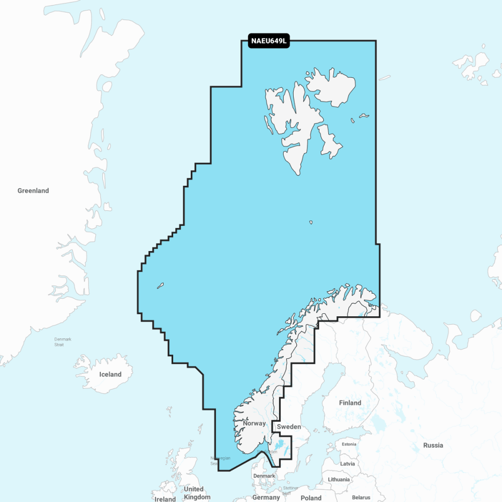 Navionics+ Large Chart: EU649L - Norway - 4Boats