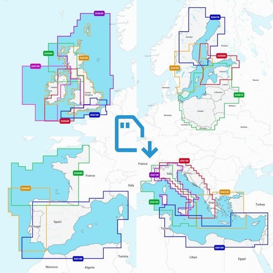 Navionics+ Regular Chart: Blank Download Card - 4Boats