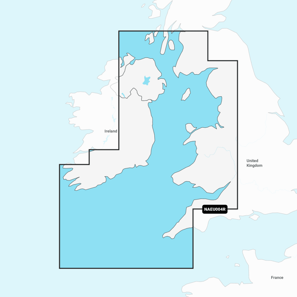 Navionics+ Regular Chart: EU004R - Irish Sea - 4Boats