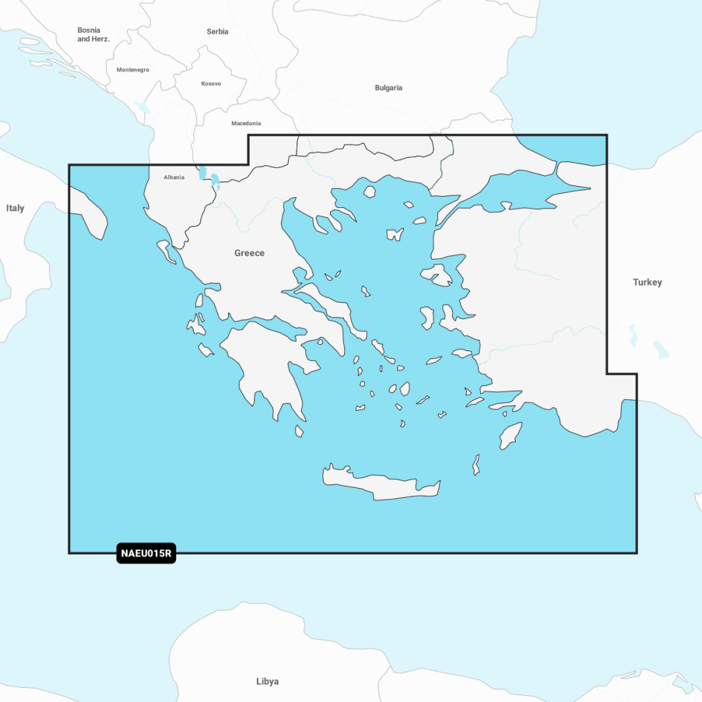 Navionics+ Regular Chart: EU015R - Aegean Sea Sea of Marmara - 4Boats