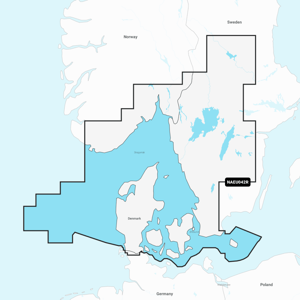 Navionics+ Regular Chart: EU042R - Oslo to Trelleborg - 4Boats