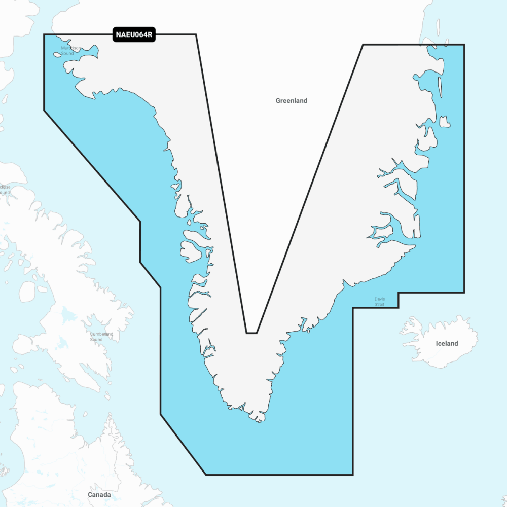 Navionics+ Regular Chart: EU064R - Greenland - 4Boats