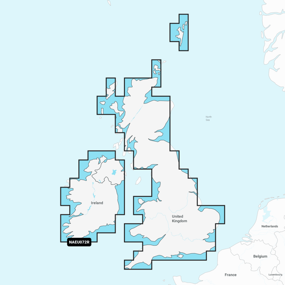 Navionics+ Regular Chart: EU072R - UK & Ireland Lakes & Rivers - 4Boats