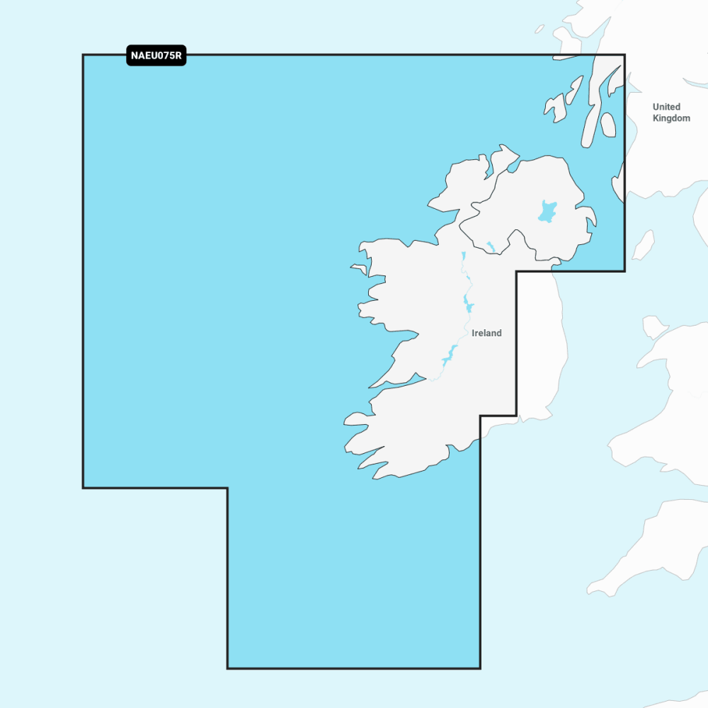 Navionics+ Regular Chart: EU075R - Ireland West Coast - 4Boats