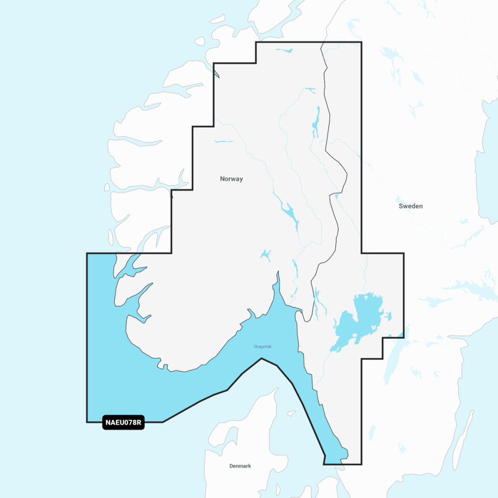 Navionics+ Regular Chart: EU078R - Oslo Skagerrak & Haugesund - 4Boats