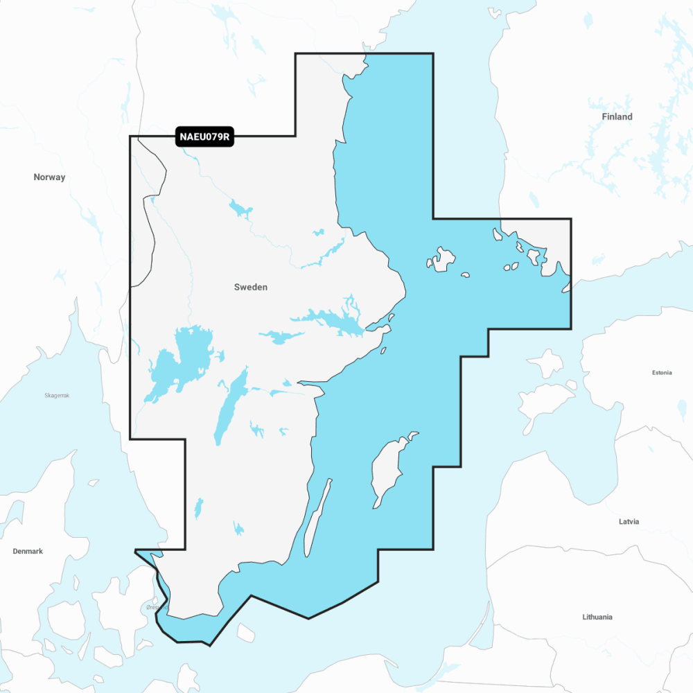 Navionics+ Regular Chart: EU079R - Sweden Southeast - 4Boats