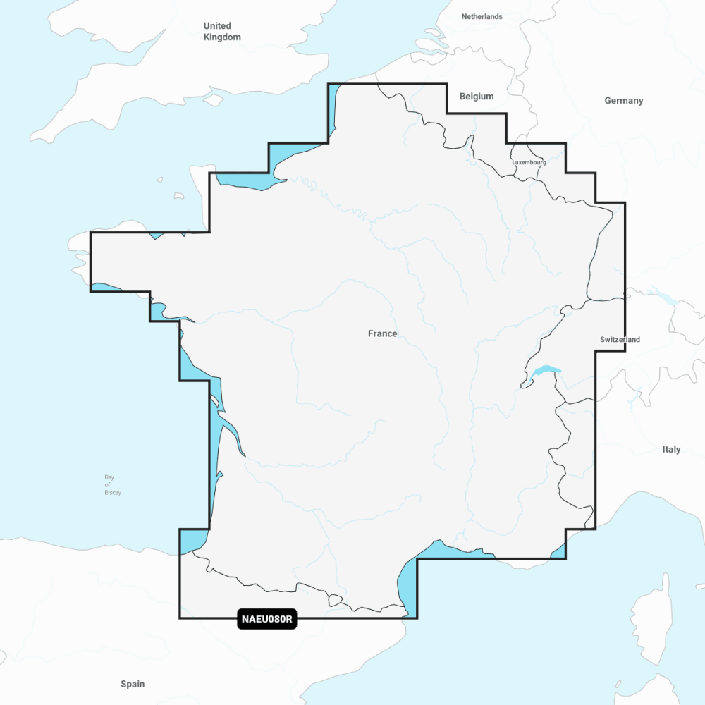 Navionics+ Regular Chart: EU080R - France Lakes & Rivers - 4Boats