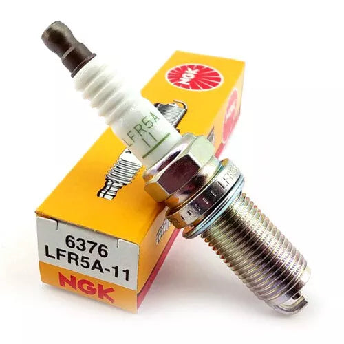 NGK LFR5A-11 Spark Plug for Mercury Mariner, Yamaha, Suzuki Outboards - Genuine Replacement - 4Boats