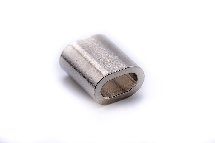 Nickel plated copper ferrules for crimping wire rope - 4Boats