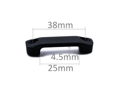 Nylon webbing bridge footmans loop 25mm 50mm black and white for boat canopy battery strap - 4Boats