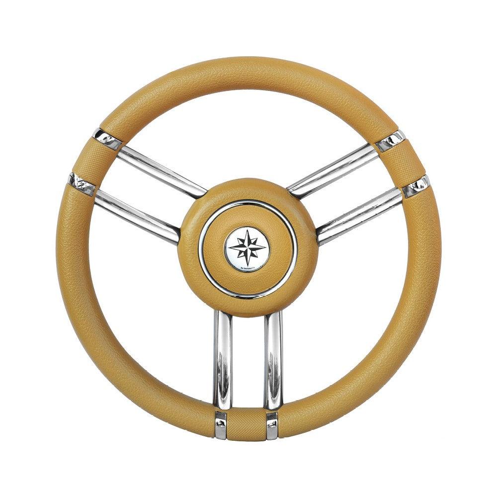 Osculati 350mm Apollo Stainless & Polyurethane Steering Wheel - Ivory - 4Boats