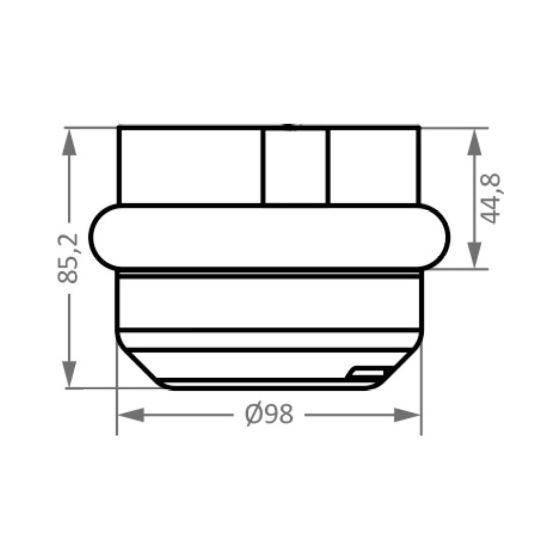 Osculati Discovery Mast Head 360ø Tricolour Navigation Light - 4Boats