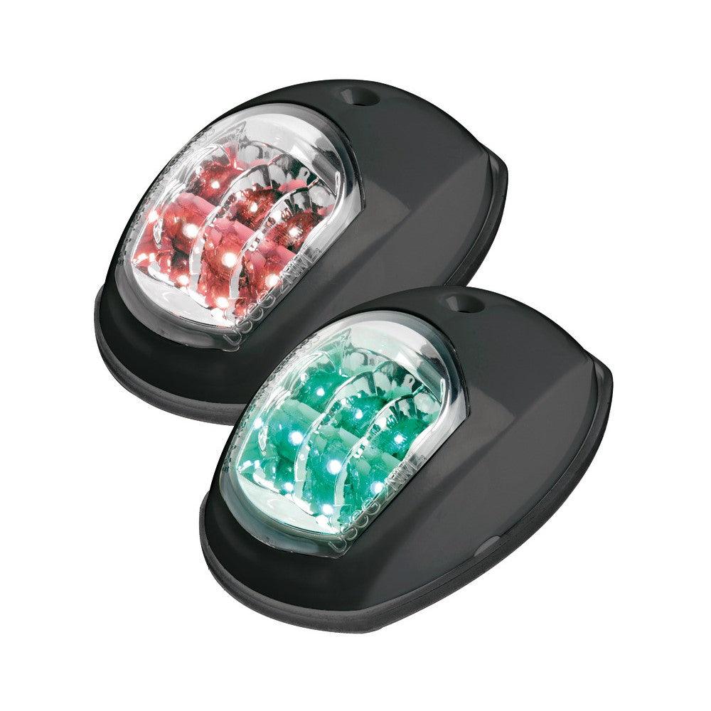 Osculati Evoled Navigation Lights Port & Starboard - Black ABS - 4Boats