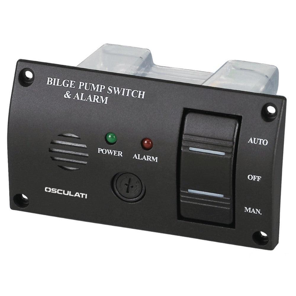 Osculati On-Off-Auto Bilge Pump Control Panel with Alarm - 4Boats