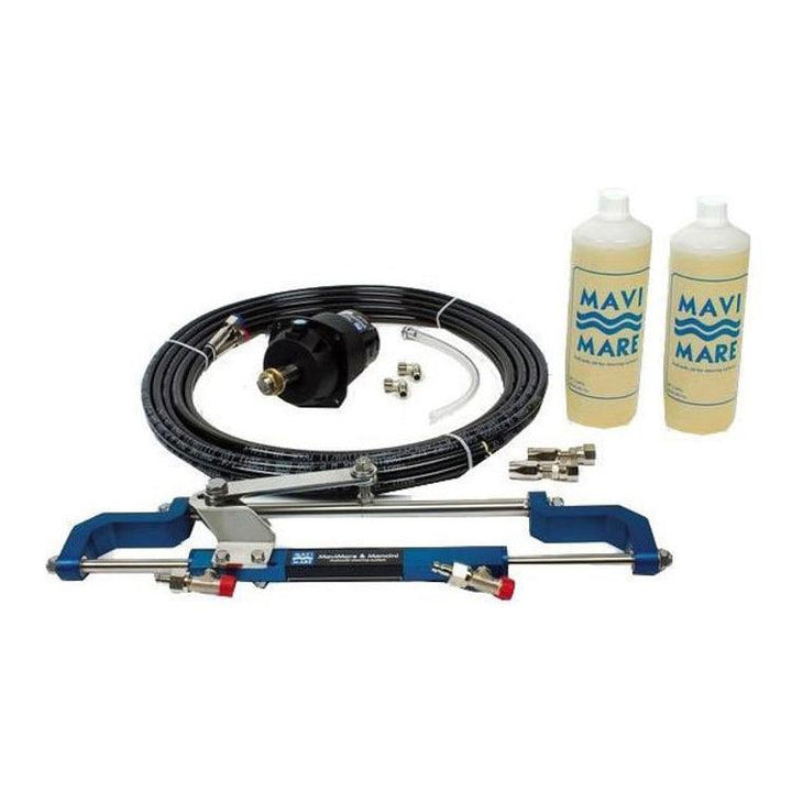 Outboard hydraulic steering system for engines up to 80HP Mavi Mare - 4Boats