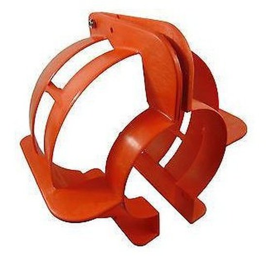 MidMarine Outboard Propeller Guard 11 inch in bright orange for enhanced safety on boats