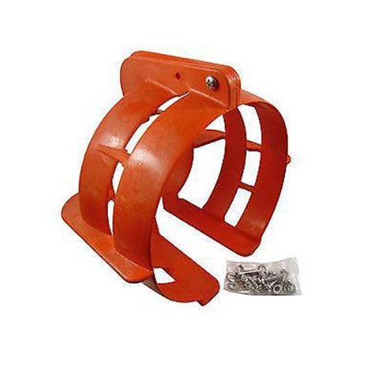 MidMarine outboard propeller guard 11 inch in orange with mounting hardware for added safety