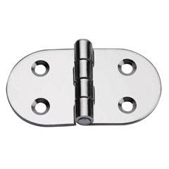 Oval Hinge Inox 316 Reversed 47mm x 30mm x 1.5mm - 4Boats